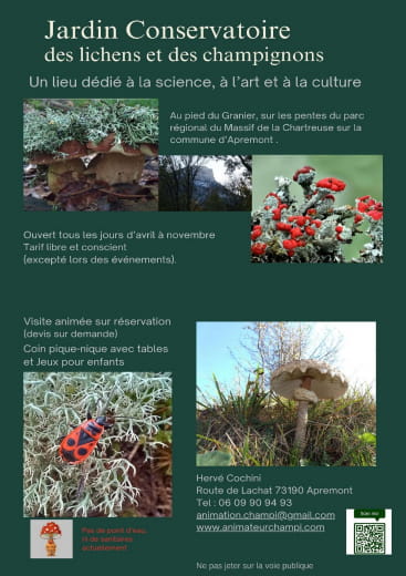 Jardin conservatoire des lichens et des champignons