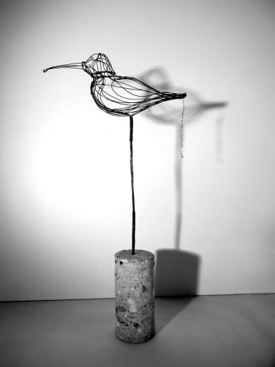 Arc en Lune 3D wire sculpture workshop