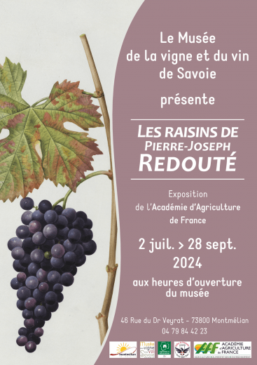 Exposition Les raisins de Pierre-Joseph Redouté