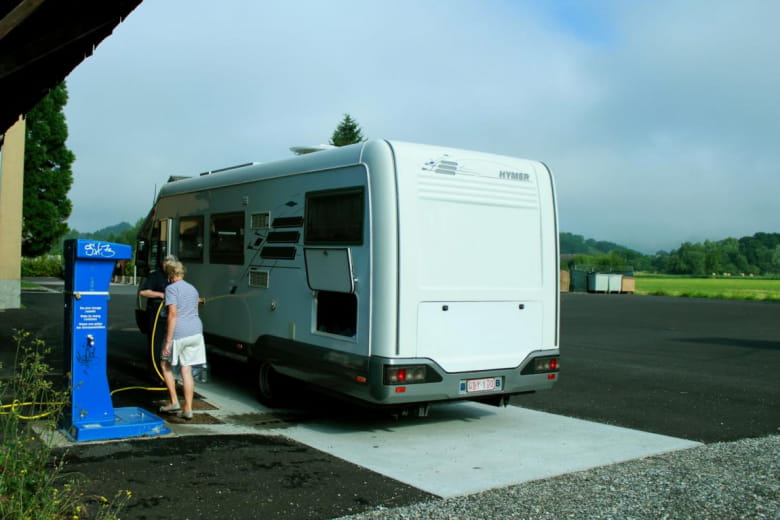 Aire de service camping- car de Bourgneuf