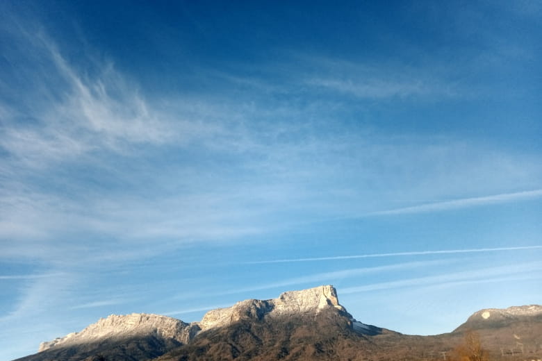 Le Mont Granier enneigé 