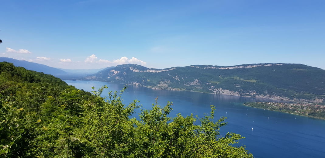 Lac du Bourget and other nearby lakes