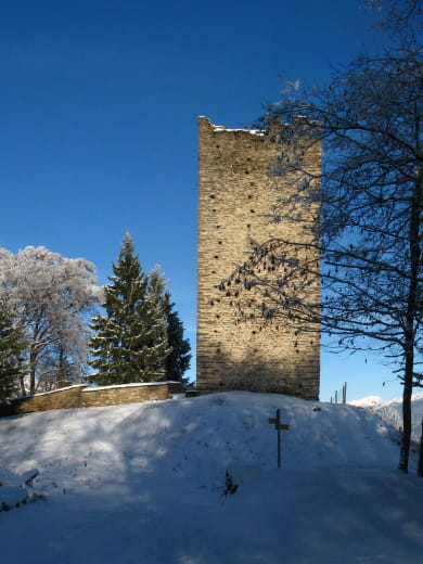The North Tower under the snow