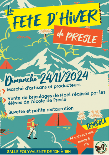 Fête d'hiver à Presle