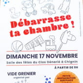 Vide grenier Débarrasse ta chambre Le 17 nov 2024